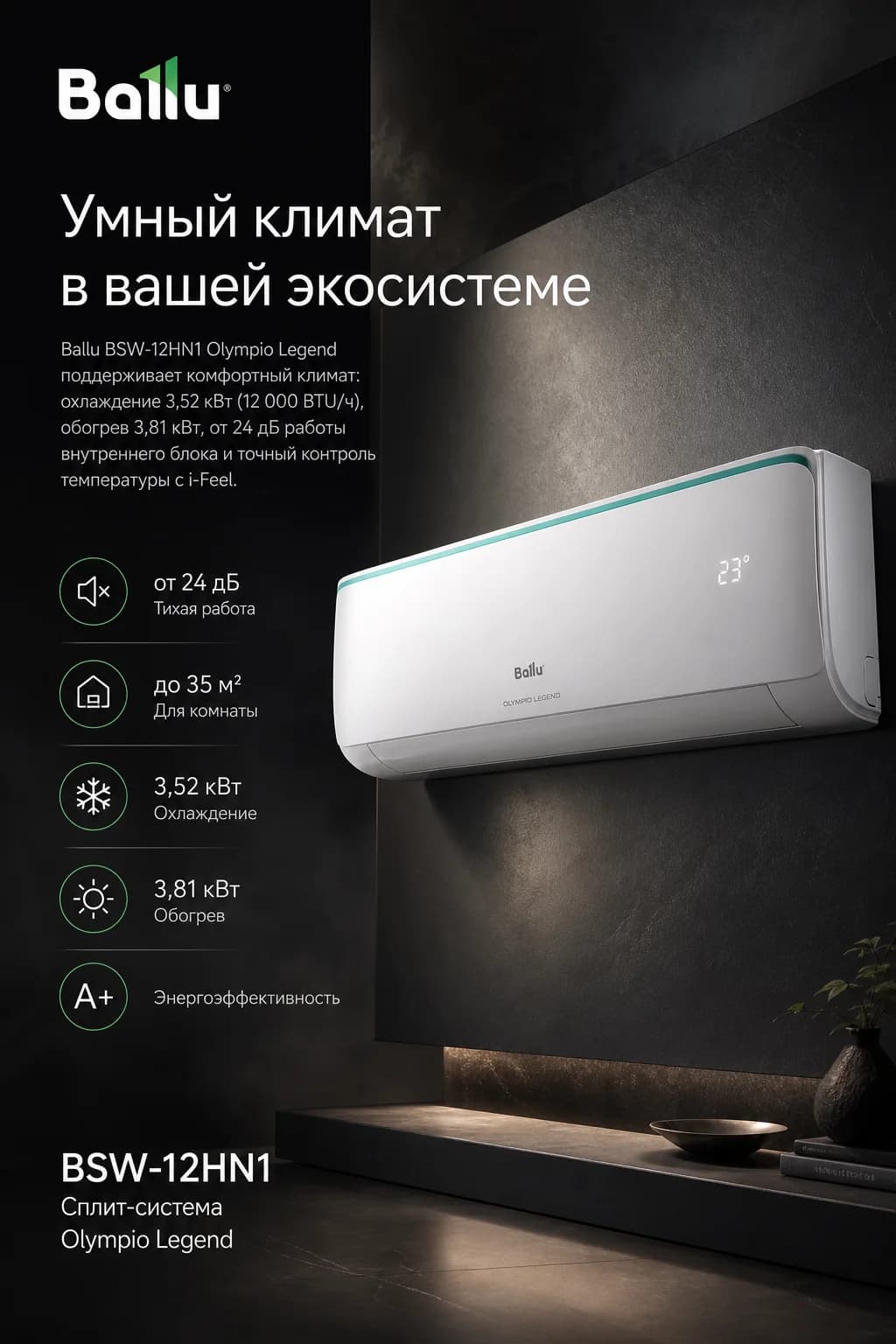 Ballu BSW-12HN1