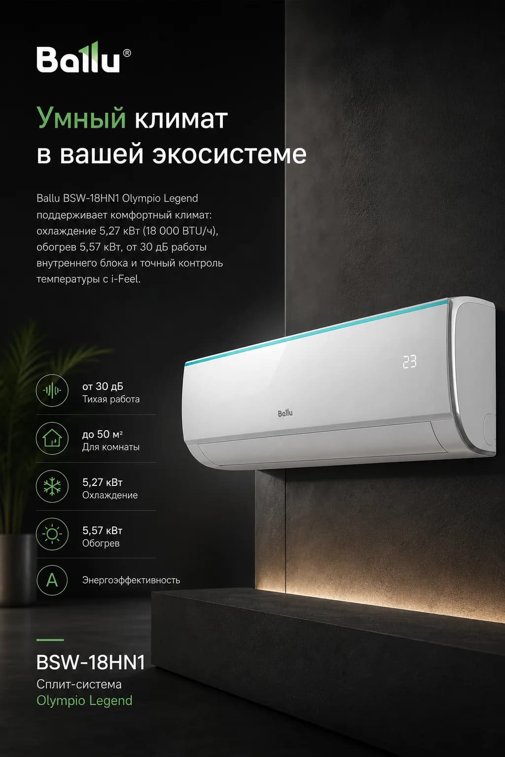 Ballu BSW-18HN1