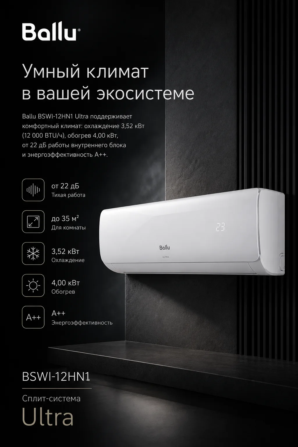 Ballu BSWI-12HN1