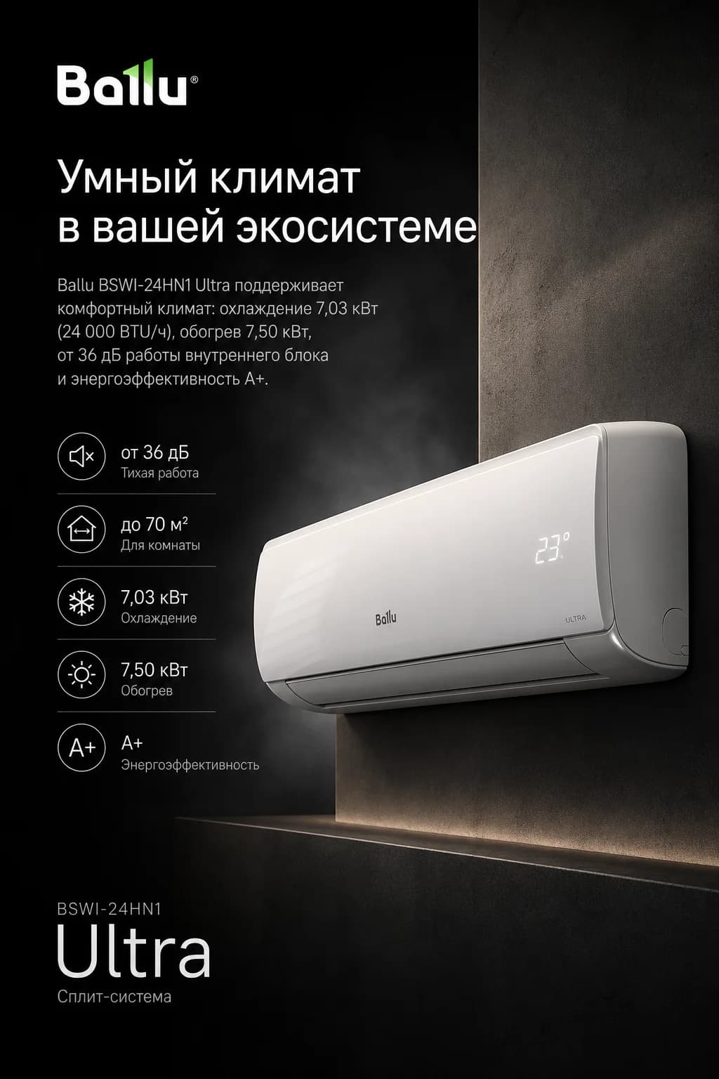 Ballu BSWI-24HN1