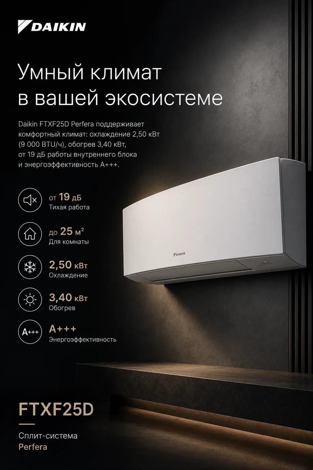 Daikin FTXF25D