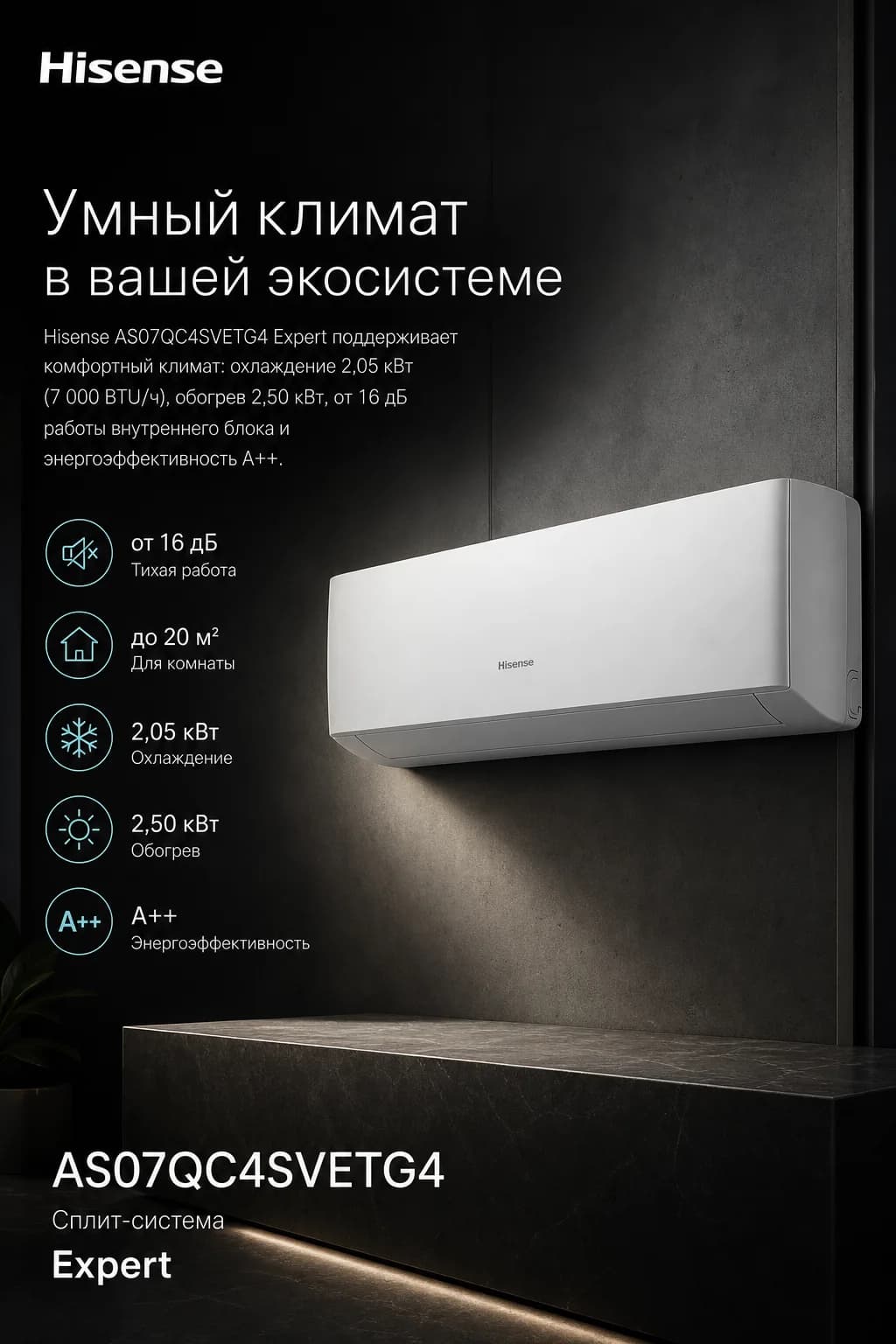 Hisense AS07QC4SVETG4