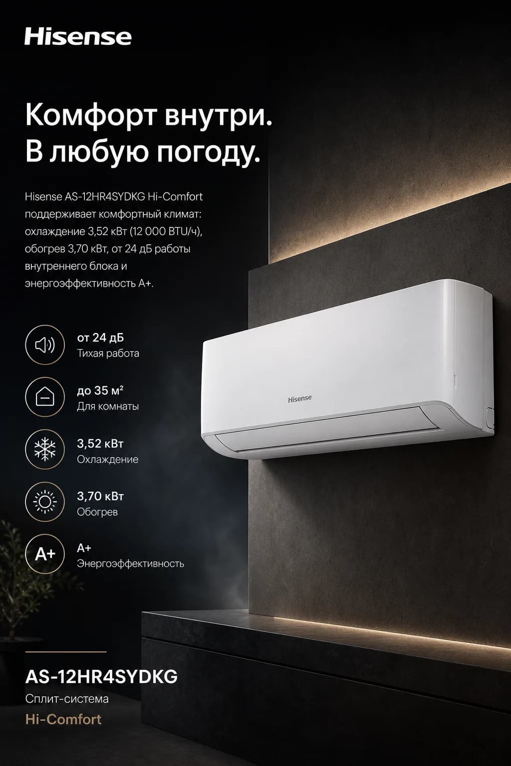 Hisense AS-12HR4SYDKG