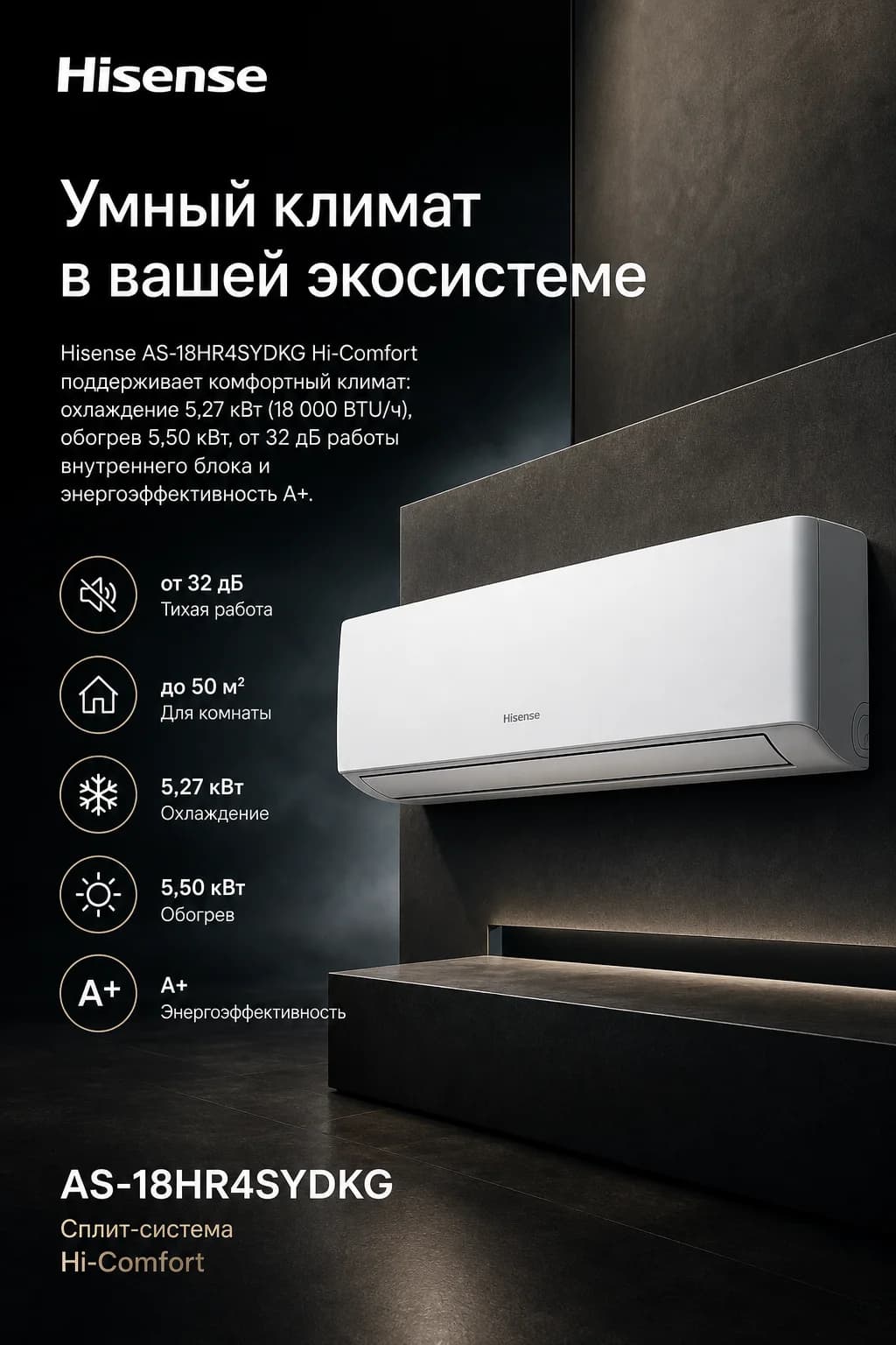 Hisense AS-18HR4SYDKG
