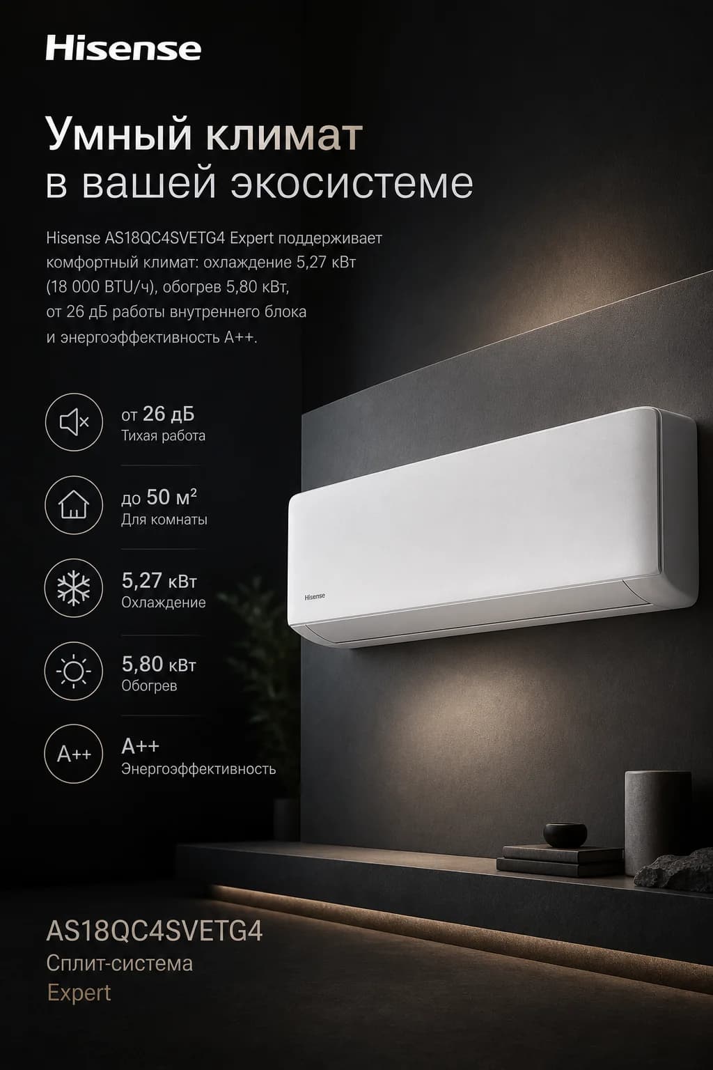 Hisense AS18QC4SVETG4