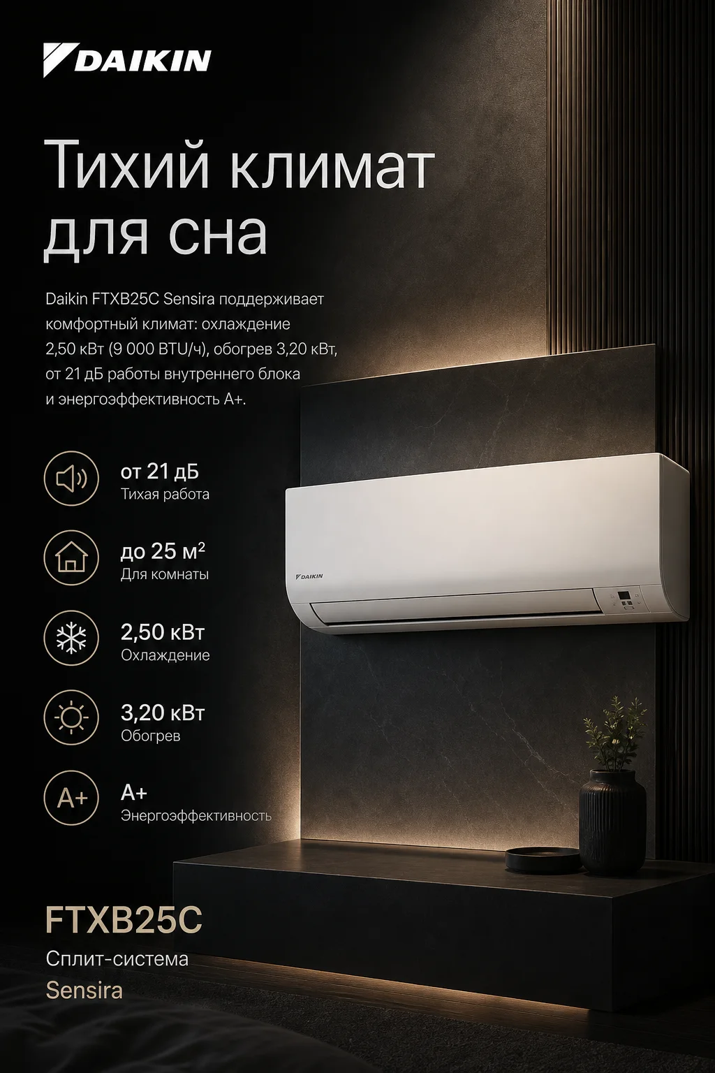 Daikin FTXB25C