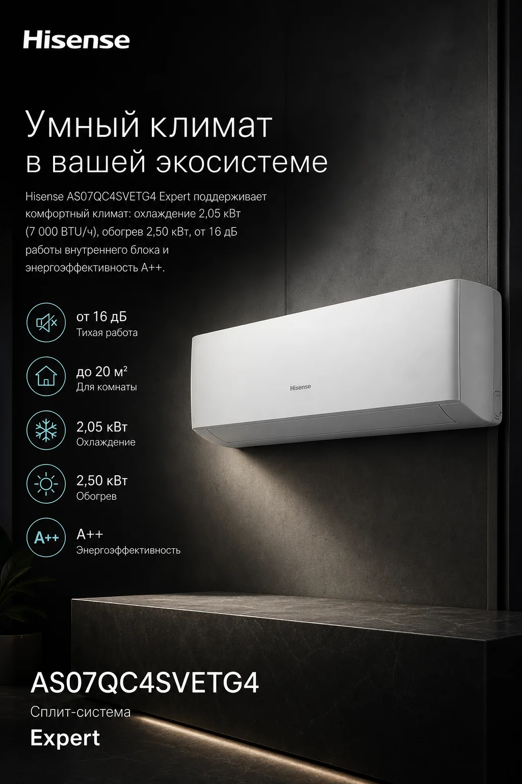 Hisense AS07QC4SVETG4