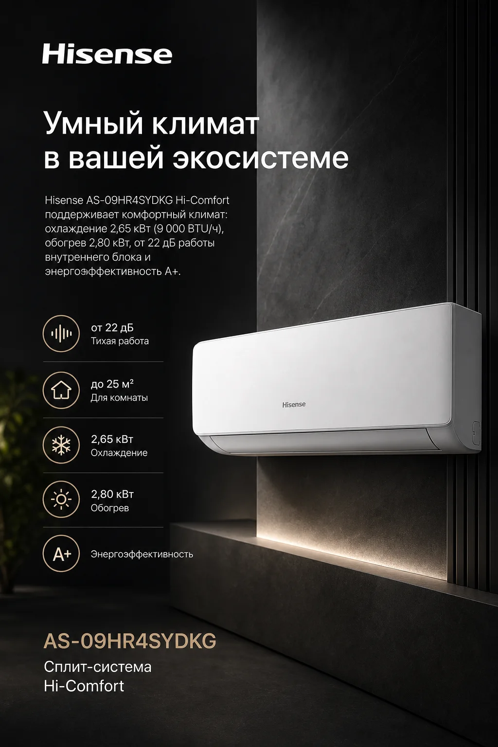 Hisense AS09HR4SYDKG