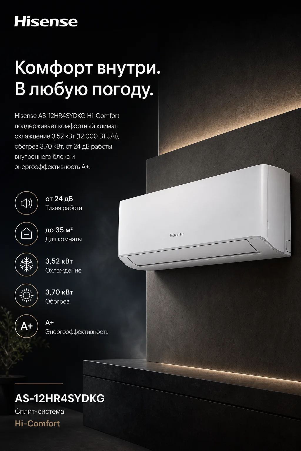 Hisense AS12HR4SYDKG