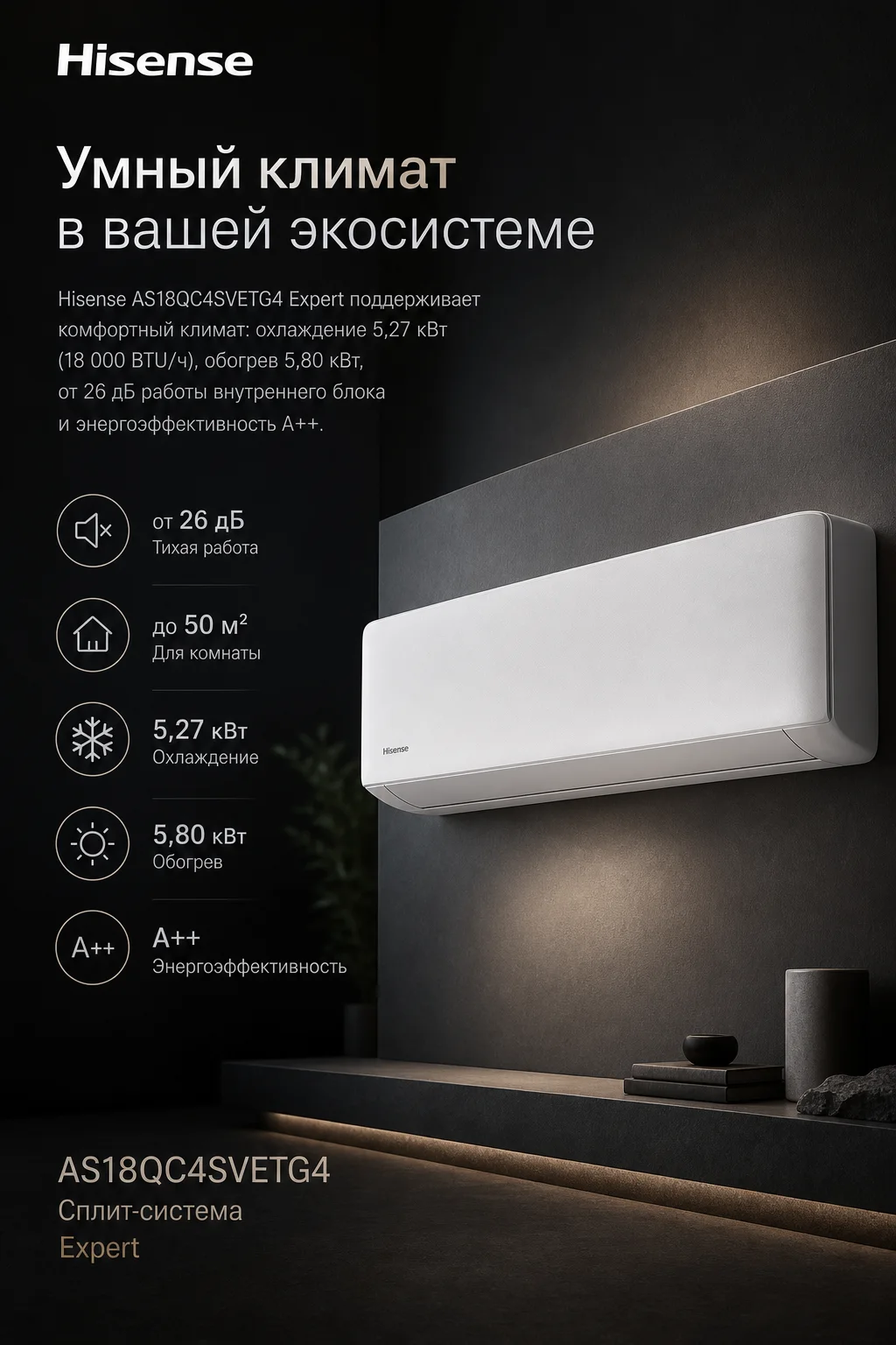 Hisense AS18QC4SVETG4